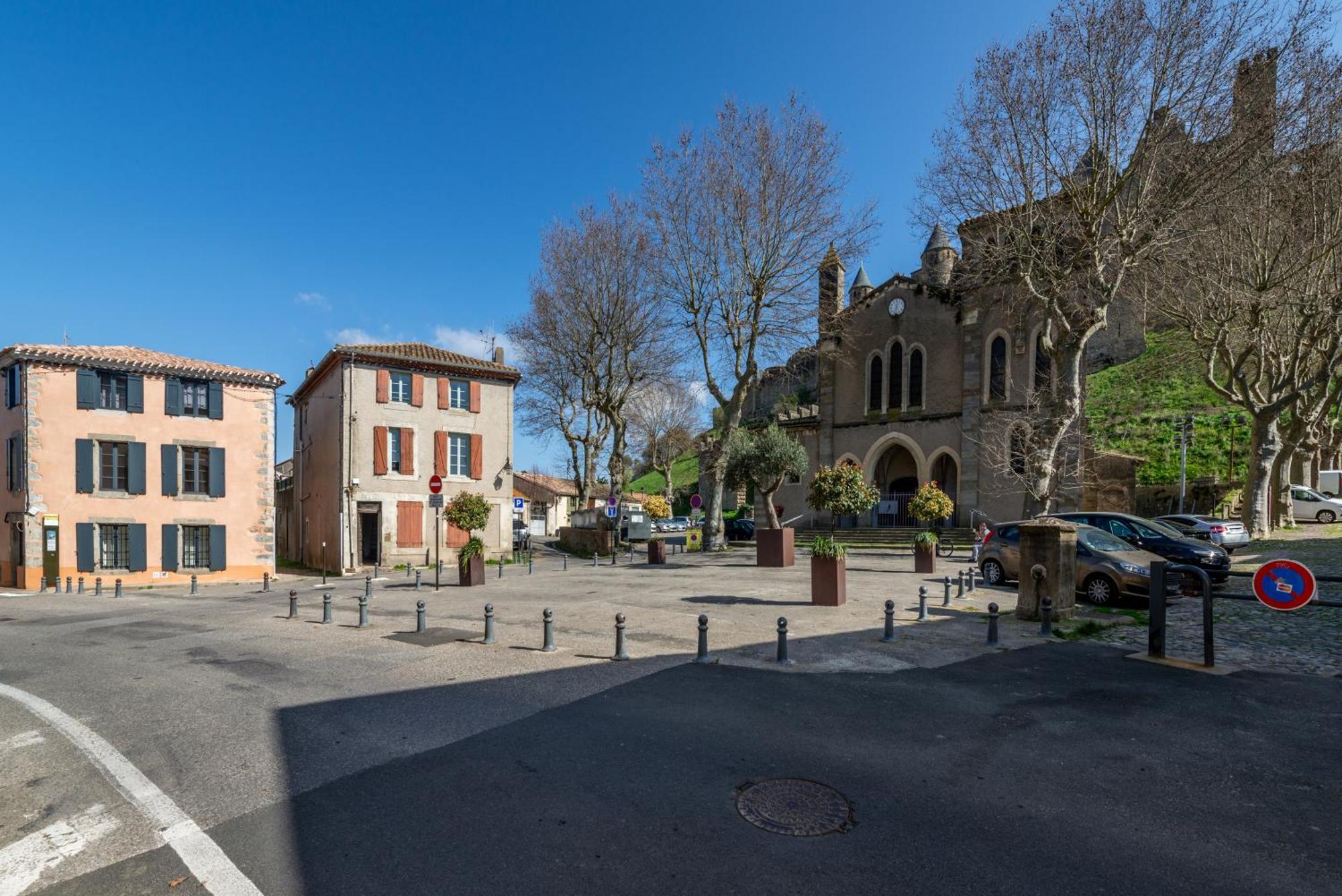 Les Gites De Laure - L'Or Blanc, Appartement Avec Vue Sur Le Chateau, Climatisation, Netflix, A 160 M De La Cite Medievale Carcassonne Exterior foto